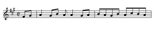 Jack Danielson's Reel - staff notation