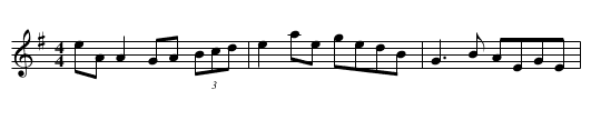 Jack Doyle's Favorite - staff notation