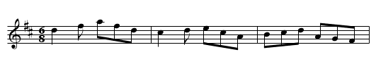 Jack Graces Front - staff notation