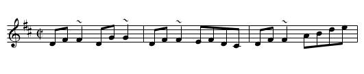 Jack Maguire's - staff notation
