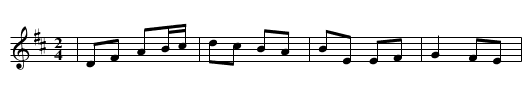 Jack Mitchell's Polka - staff notation