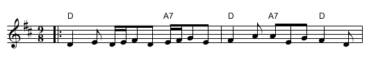 Jack on the Green - staff notation