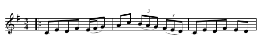 Jack on the Green - staff notation