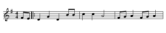 Jack Robinson - staff notation