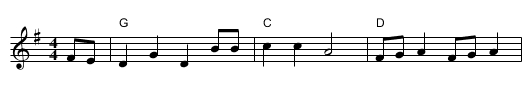 Jack Robinson - staff notation