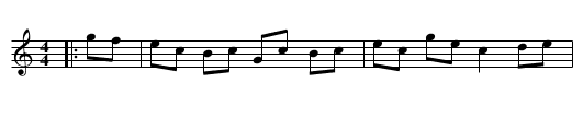 Jack Smith's Favourite Reel - staff notation
