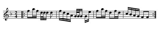 Jack Tar's Delight - staff notation