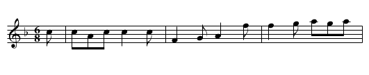 Jack the Frenchman - staff notation