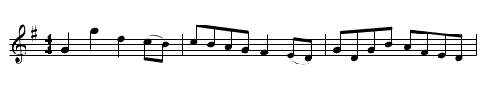 Jack the Horse Courser. JWDM.13 - staff notation