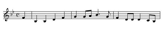 Jack The Sailor - staff notation