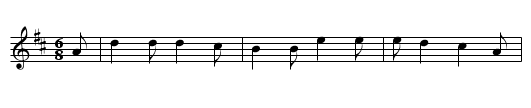 Jack upon the Green - staff notation