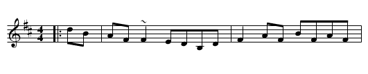 Jackie Coleman's reel - staff notation