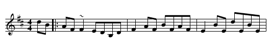 Jackie Coleman's reel - staff notation