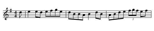 Jackie Tar - staff notation