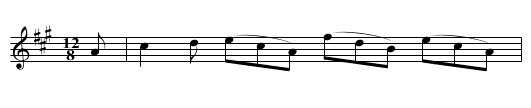 Jack's Frolick.    JJo5.156 - staff notation