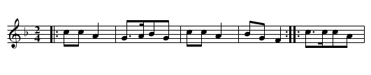 Jacks Whim - staff notation