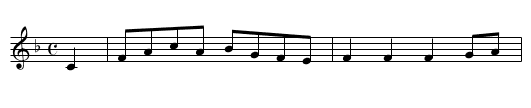 JACKSON'S HORNPIPE - staff notation