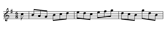 Jackson's Jig - staff notation