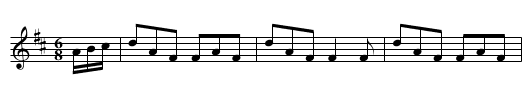 Jackson's Jigg [6] - staff notation