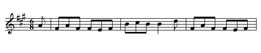 Jackson's Maid at the Fair - staff notation