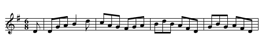 Jackson's Maid - staff notation