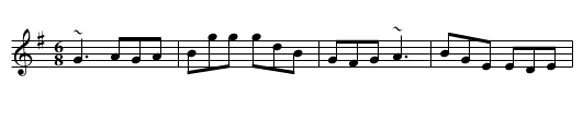 Jackson's Mistake - staff notation