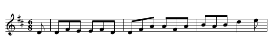 Jacksons Morning Brush. JC.115 - staff notation