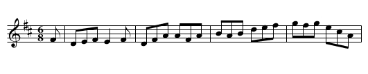 Jackson's Morning Brush - staff notation