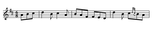 Jackson's Night Cap - staff notation
