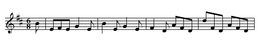Jackson's Rowly Powly - staff notation