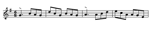 Jackson's Slipper - staff notation