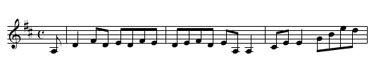 Jackson's - staff notation