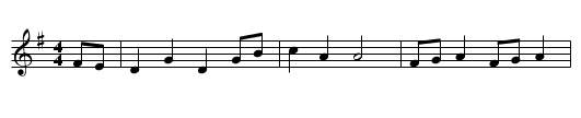 Jacky Robinson's - staff notation