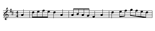 Jacob, or Enrico - staff notation