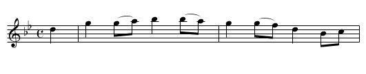 Jag unnar dig &auml;nd&aring; allt gott - staff notation
