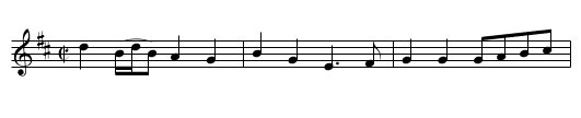 J'ai laissé mon amie - staff notation
