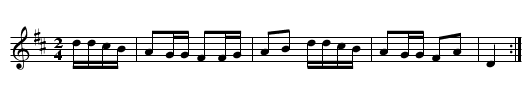 J'ai vu le renard - staff notation