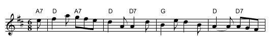 Jake MacKay's Two Step - staff notation