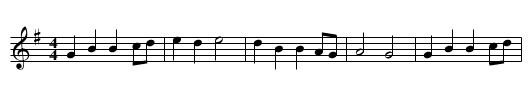 Jamaica - staff notation