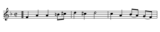 Jamaica - staff notation