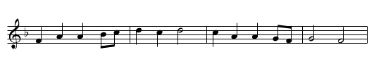 Jamaica - staff notation