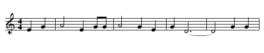 Jambalaya - staff notation