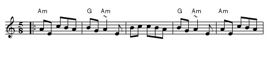 Jambolsko Pajdushko - staff notation