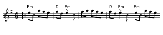 Jambolsko Pajdushko - staff notation