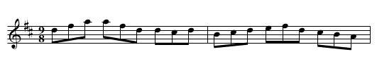 James Byrne's - staff notation