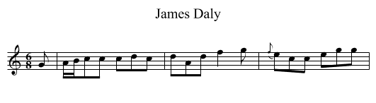 James Daly - staff notation