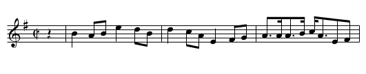 James Gannon's Barndance - staff notation