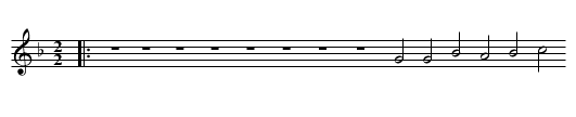 James, James, James - staff notation