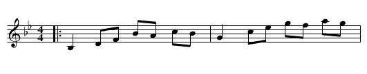 James Kerr's Hornpipe - staff notation