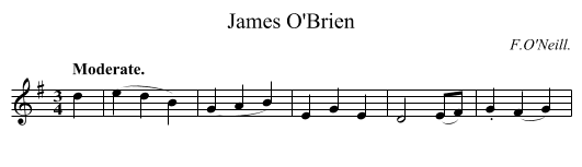 James O'Brien - staff notation